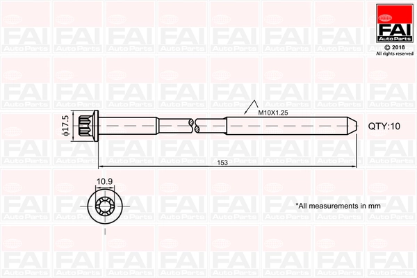 Cylinder Head Bolt Set